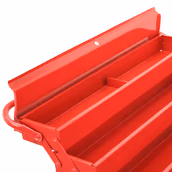 Oypla 4 Tier 7 Tray Heavy Duty Metal Cantilever Tool Box 21" / 530mm