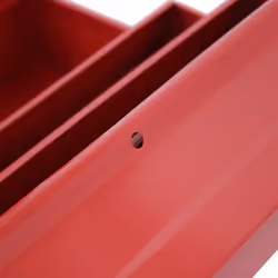 Oypla 4 Tier 7 Tray Heavy Duty Metal Cantilever Tool Box 21" / 530mm