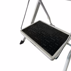 Oypla Foldable 2 Step Ladder Stepladder Non Slip Tread Safety Steel Portable Step Stool