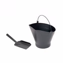 Oypla Heavy Duty Steel Fireplace Coal Bucket Scuttle Hod with Shovel