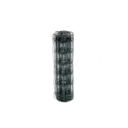 Oypla 0.6m x 10m Green PVC Coated Galvanised Steel Wire Mesh Stock Fencing Garden Euro Fence