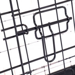 Oypla 24" Folding Metal Dog Cage Puppy Transport Crate Pet Carrier