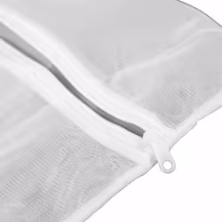 Oypla Pack of 5 White Mesh Zipper Laundry Washing Bags 3 Sizes