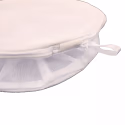 Oypla White Mesh Zipper Bra Laundry Washing Bags