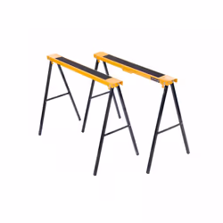 Oypla 2x Saw DIY Garage Work Bench Carpentry Building Trestles Load 100KG