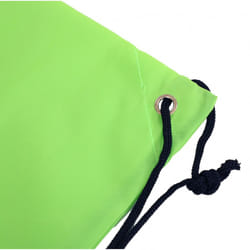 Oypla Oxford Cloth Sports School PE Lime Green Laundry Drawstring Bag