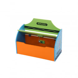 Oypla Childrens Wooden Crayon Toy Storage Unit Box Bench Seat