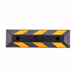Oypla Heavy Duty Rubber Car Parking Garage Truck Wheel Stop Block