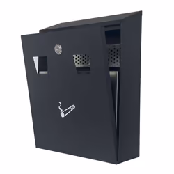 Oypla Wall Mounted Outdoor Pub Ashtray Ash Tray Cigarette Steel Bin