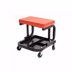 Oypla Heavy Duty Garage Stool Rolling Mechanics Chair Crawling Seat