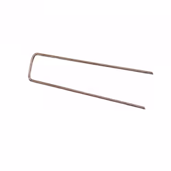 Oypla 100x Galvanised Steel Weed Membrane Pins Ground Stakes Garden Pegs Anchors - 6 inch (150mm)