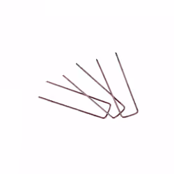 Oypla 100x Galvanised Steel Weed Membrane Pins Ground Stakes Garden Pegs Anchors - 6 inch (150mm)