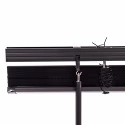 Oypla 120 x 150cm PVC Black Home Office Venetian Window Blinds with Fixings