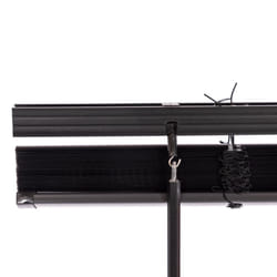 Oypla 120 x 150cm PVC Black Home Office Venetian Window Blinds with Fixings