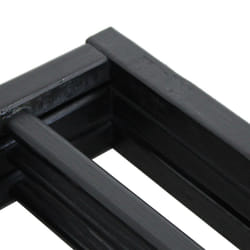 Oypla Black Dog Safety Folding Wooden Pet Gate Portable Indoor Barrier
