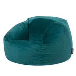 Classic Velvet Bean Bag Chair, Living Room Bean Bags for Adults - Teal Green
