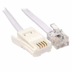 2m BT Modem to RJ11 Cable (Male/Male) - NEW