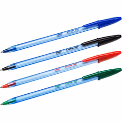 BIC Cristal Soft Ball Pens - Medium Point (1.2mm) - Red Ink - Pack of 20