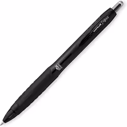 Uni-Ball Signo 307 - Fine Retractable Rollerball Pen - Black - Pack of 3
