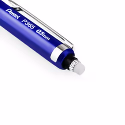 Pentel P365 Automatic Mechanical Pencil - 0.5mm - Blue + 12 Leads + 4 Erasers