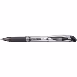 Pentel Energel BL57 Gel Ink Rollerball Pen - 0.7mm - Refillable - Black Ink - Pack of 3
