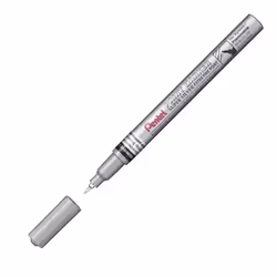 Pentel MSP10 Paint Marker Pen - Super Fine Point - Gold and Silver - Pack of 2