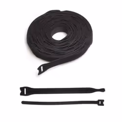 VELCRO® Brand Cable Ties One Wrap Double Sided Straps Black - 13x200mm, 750