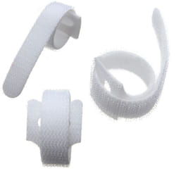 VELCROÂ® Brand Cable Ties One Wrap Double Sided Straps White - 100