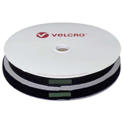 Black VELCROÂ® Brand PS18 Self Adhesive Hook and Loop Tape for PVC Vinyl - 50mm, 5m