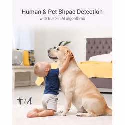 EZVIZ 2K+ AI Security Camera Indoor, AI Powered Human/Pet/Crying Detection, Starlight Colour Night Vision, Auto-Zoom Tracking,...