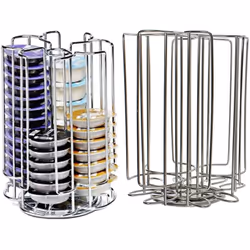 Quailitas Coffee Capsule Holder â 25.6 x 16.21 x 15.6 cm, 52 Capsules Tassimo Pod Holder, T-Disc, Plastic w/ Premium Finish ...