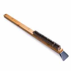 Ooni Pizza Oven Brush, Stainless steel, Wood, Bamboo, Bamboo, Steel, 20 mm, 600 mm