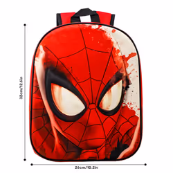 Spiderman 3D Eva Backpack Kids School Bag Boys Red Marvel Rucksack