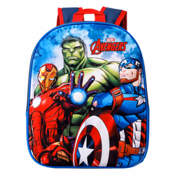 Avengers 3D Eva Backpack School Bag BoysCaptain America Hulk Iron Man