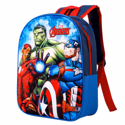 Avengers 3D Eva Backpack School Bag BoysCaptain America Hulk Iron Man