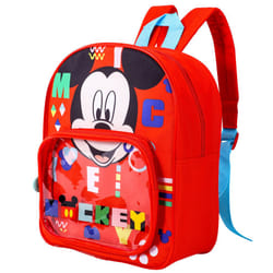 Mickey Mouse Backpack Character Licensed Boys Red Kid Children Disney