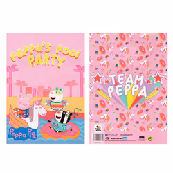 Peppa Pig Pool Party Colouring Book Activity Pad 32 Pages A4 Size