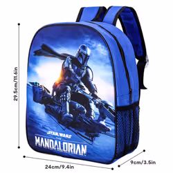 Star Wars The Mandalorian Kids Backpack Children School Bag Rucksack