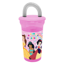 Disney Princess Plastic Tumbler With Straw Water Drinks Children