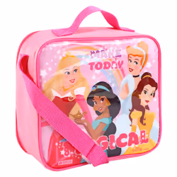 Disney Princess Magical Lunch Bag Insulated 3 Piece Set Girls Pink