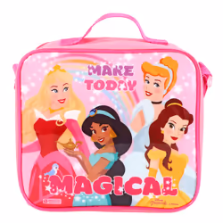 Disney Princess Magical Lunch Bag Insulated 3 Piece Set Girls Pink