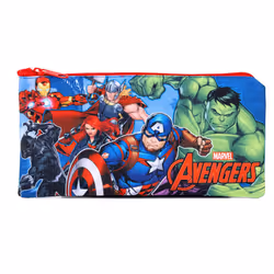 Marvel Avengers Flat Pencil Case Hulk Thor Captain America Iron Man
