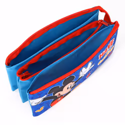Mickey Mouse 3 Compartment Zipped Pencil Case