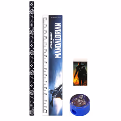 Star Wars The Mandalorian Characters 4 Pieces Pencil Stationery