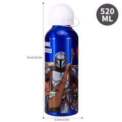 Star Wars The Mandalorian Aluminium Bottle Water Drinks Children