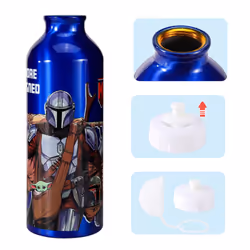 Star Wars The Mandalorian Aluminium Bottle Water Drinks Children