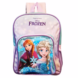 Frozen Deluxe Backpack Girls Pink Children School Ice Magic Anna Elsa