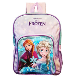 Frozen Deluxe Backpack Girls Pink Children School Ice Magic Anna Elsa