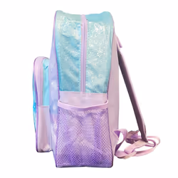 Frozen Deluxe Backpack Girls Pink Children School Ice Magic Anna Elsa