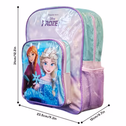 Frozen Deluxe Backpack Girls Pink Children School Ice Magic Anna Elsa